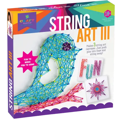 Craft-tastic String Art Kit IV (Bird)