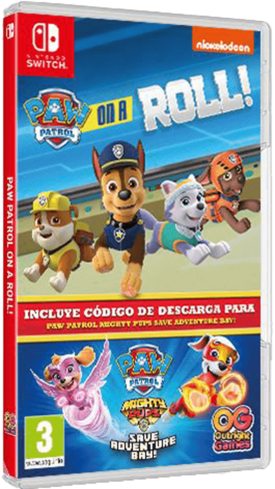 Paw Patrol: On a Roll + Mighty Pups -Nintendo Switch