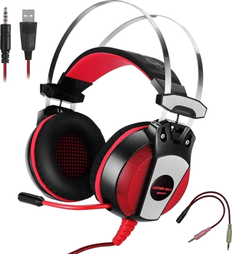 Kotion Each Gaming Headphone GS500 Wired Gaming Headset - Red