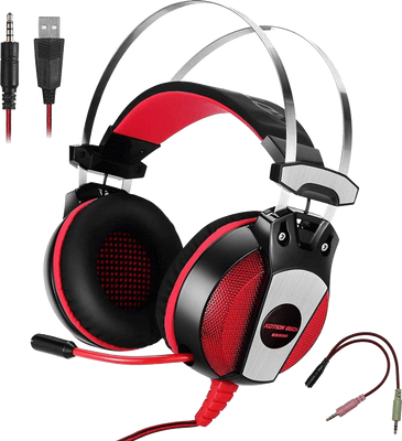 Kotion Each GS500 Wired Gaming Headphone - Red