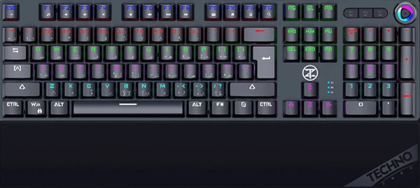 TechnoZone E36 Gaming - Mechanical Wired Keyboard -  for sale in Egypt from Games2Egypt