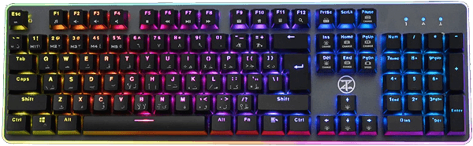 TechnoZone E28 Frame RGB Mechanical - Wired Gaming Keyboard