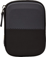 CASE LOGIC PORTABLE HARD DRIVE CASE - Black & Gray 