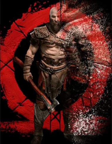 God Of War V3 - Gaming Poster 