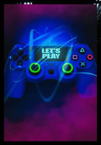 Let's Play - Gaming Poster