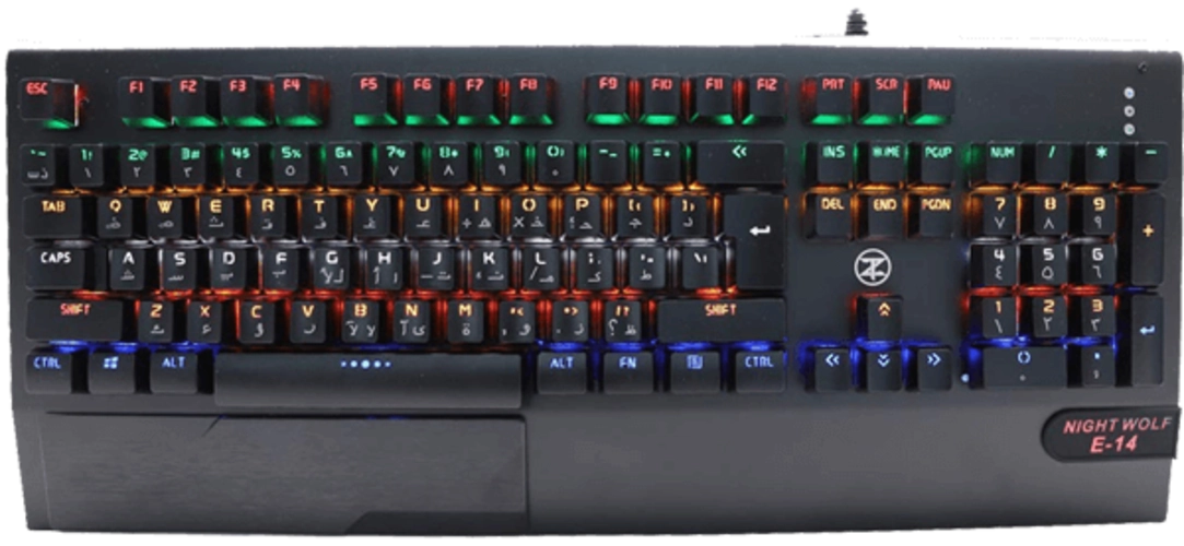 TechnoZone E14 - Wired Gaming Keyboard