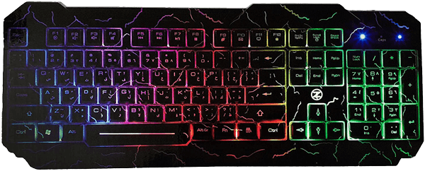 TechnoZone E3 Wired Gaming Keyboard with Rainbow Backlit -  for sale in Egypt from Games2Egypt