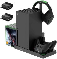 iPega Cooling Stand with Charging Station for Xbox Series X - Black (34478)