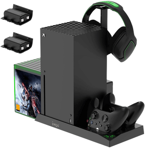 Cooling Stand with Charging Station for Xbox Series X - Black