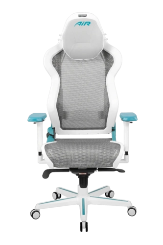 DXRacer Air  Gaming Chair Modular Office Chair - White & Cyan