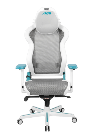 DXRacer Air Pro Mesh Gaming Chair Modular Office Chair - White & Cyan