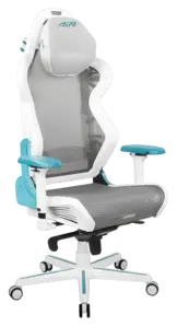 DXRacer Air  Gaming Chair Modular Office Chair - White & Cyan