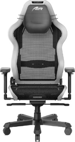 DXRacer Air Plus Mesh Gaming Chair Modular Design Ultra-Breathable - Black & Grey