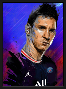 Cristiano Ronaldo & Messi Poster 3D 