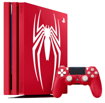 PlayStation 4 Console Pro 1TB Spider-Man limited edition- USED