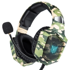 Onikuma K8 Gaming Headphone - Camouflage Green