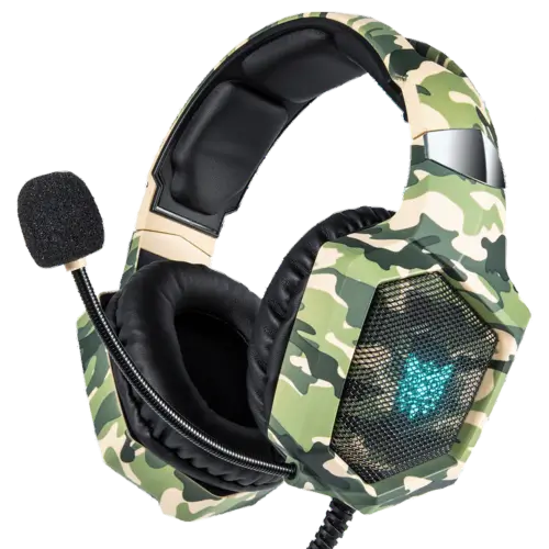 Onikuma K8 Gaming Headphone - Camouflage Green