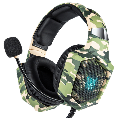 Onikuma K8 Gaming Headphone - Camouflage Green