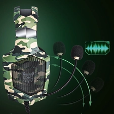 Onikuma K8 Gaming Headphone - Camouflage Green