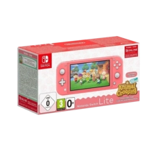 Nintendo Switch Lite Console - Coral - Animal Crossing