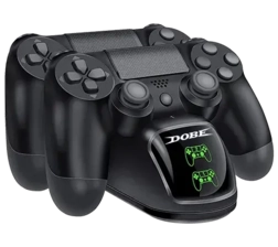 Dobe Dual Charging Dock for PS4 wireless controller with light