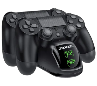 Dobe Dual Charging Dock for PS4 wireless controller with light