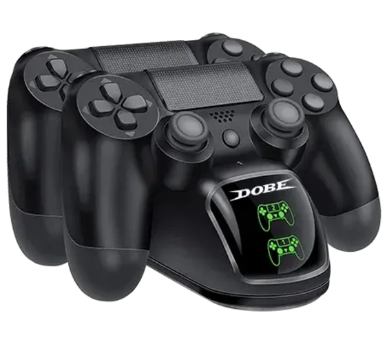 Dobe Dual Charging Dock for PS4 wireless controller with light