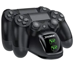 Dobe Dual Charging Dock for PS4 Wireless Controller with Light (34636)