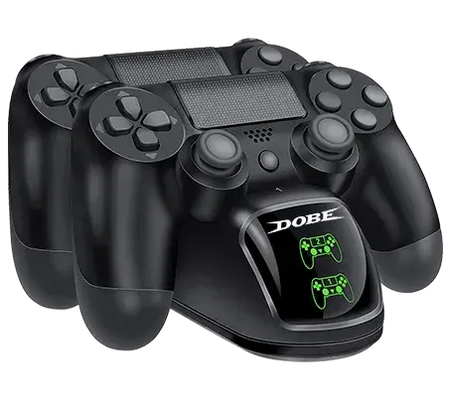 Dobe Dual Charging Dock for PS4 Wireless Controller with Light
