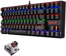 Redragon K552 KUMARA Mechanical Gaming Keyboard -BROWN Switch