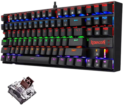 Redragon K552 KUMARA Mechanical Gaming Keyboard -BROWN Switch
