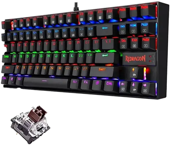Redragon K552 Kuamara RGB Mechanical Gaming Keyboard -Brown Switch (K552-KN)