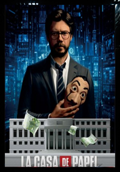 La Casa De Papel - 3D Poster