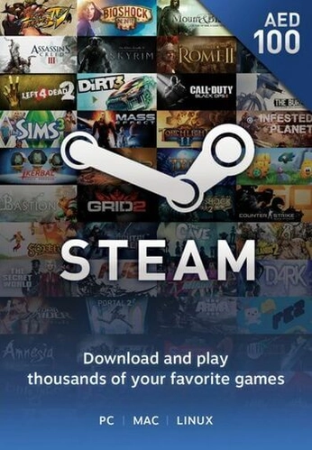 Steam Wallet Gift Card UAE 100 