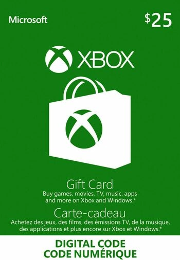 Xbox Live 25 Gift Card Canada  for sale in Egypt from Games2Egypt