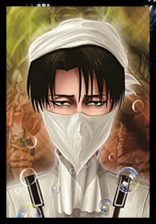 Attack on Titan - Levi Ackerman - 3D Anime Poster  -  for sale in Egypt from Games2Egypt