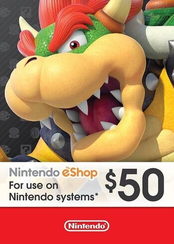 Nintendo E-Shop 50 Canada