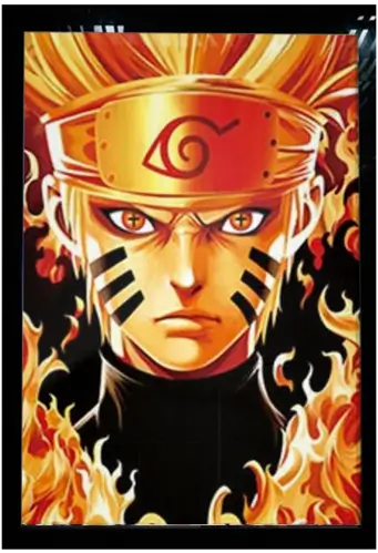 Naruto (V2) 3D Anime Poster 