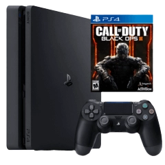 PlayStation 4 500GB Console + Call of Duty Black Ops III   for sale in Egypt from Games2Egypt