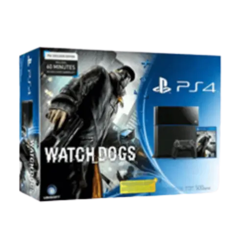 PlayStation 4  Console with Watch Dogs (PS4)