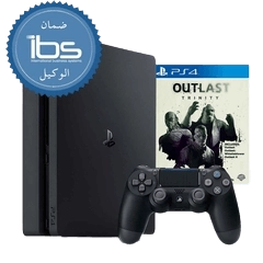 PS4 Slim 500G Console + Outlast Trinity  for sale in Egypt from Games2Egypt