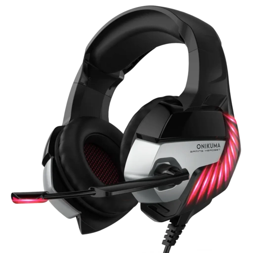 Onikuma Wired K5 Pro Gaming Headset - Red