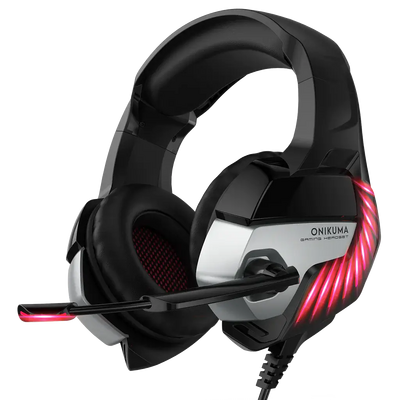 Onikuma Wired K5 Pro Gaming Headset - Red