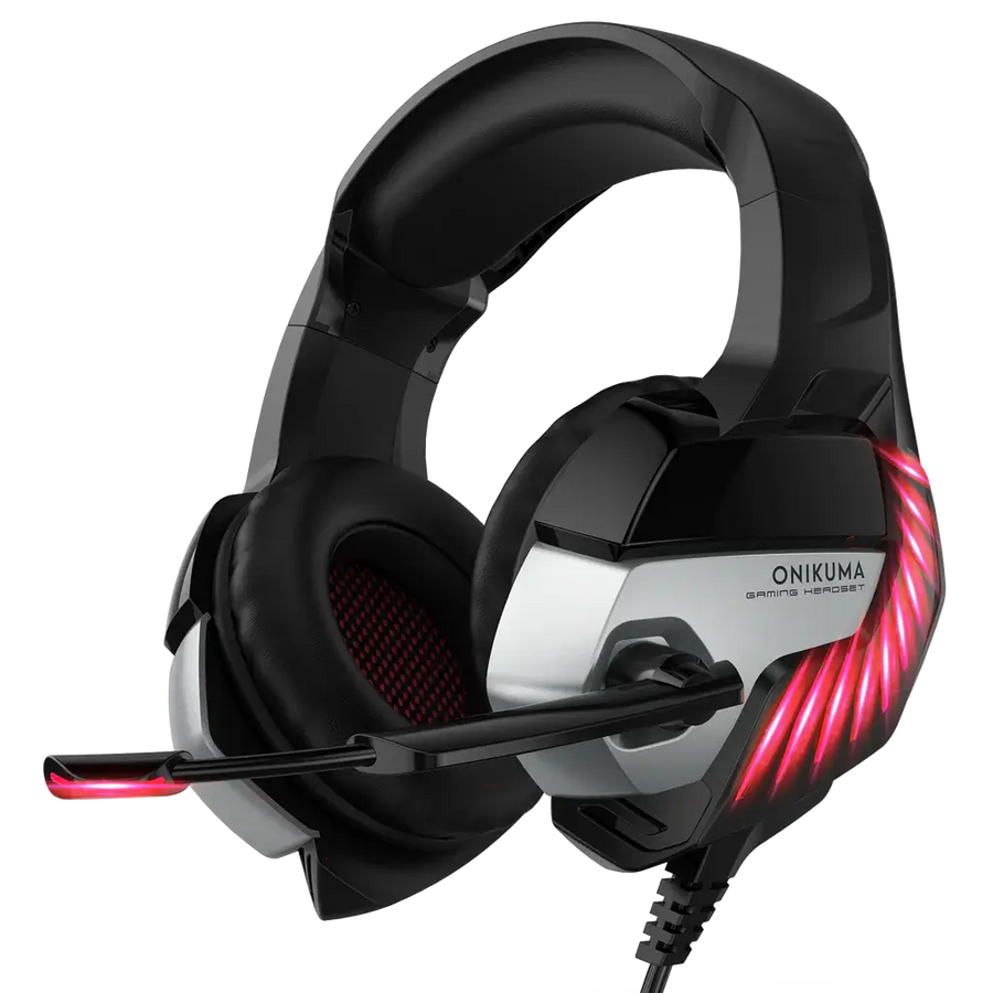 Onikuma Wired K5 Pro Gaming Headset - Red