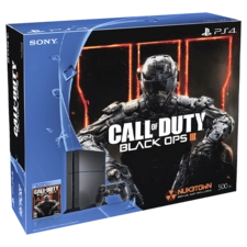 PlayStation 4 500GB Console + Call of Duty Black Ops III   for sale in Egypt from Games2Egypt