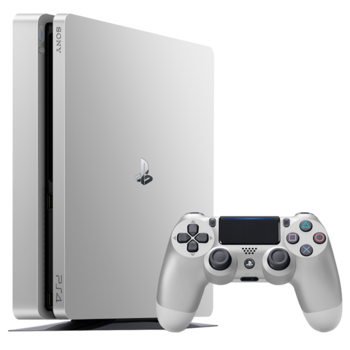 PlayStation 4 Console Slim 500GB Silver  - Used