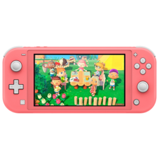 Nintendo Switch Lite - Coral - Animal Crossing