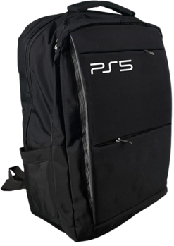 Back Pack for PS5 Game Console Storage - Black