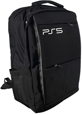 Back Pack for PS5 Game Console Storage - Black
