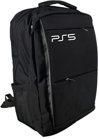 Back Pack for PS5 Game Console Storage - Black